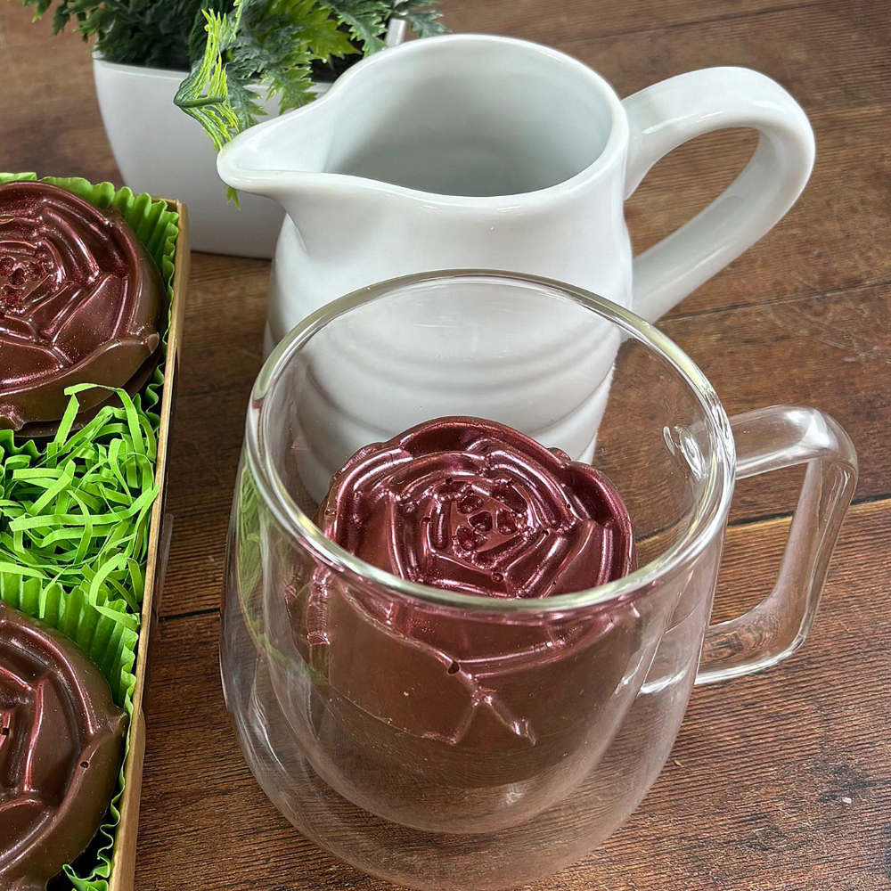 Rose Hot Chocolate Bombs | Luxury Chocolate Gifts